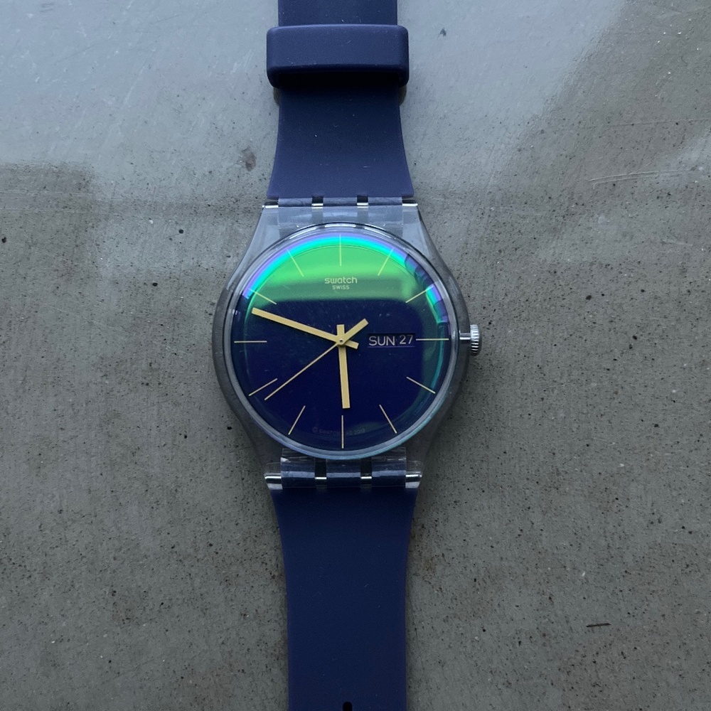 Swatch Polapurple Watch (41mm)
